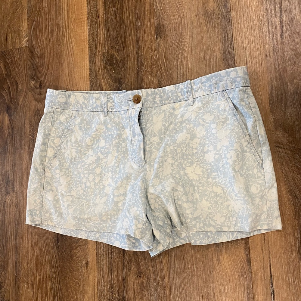 GAP Chambray Floral Shorts